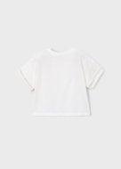 MAYORAL lühikeste varrukatega t-särk, natural, 3.012-83, cm