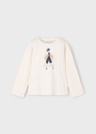 MAYORAL pikkade varrukatega t-särk, macchiato, 4.010-71, 10 cm
