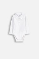 COCCODRILLO pikkade varrukatega beež särk ELEGANT BABY BOY, valge, WC5112401EBB-001-080, 80 cm