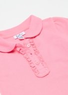 OVS lühikeste varrukatega polo särk, roosa, , 001986769