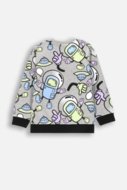 COCCODRILLO sweatshirt WORLD OF PIXEL BOY KIDS, hall, ZC4132101WBK-019-122, 122 cm