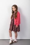 COCCODRILLO kampsun CRAFT PUNK GIRL KIDS, roosiline, ZC5172202CGK-007-122, 122 cm