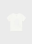 MAYORAL lühikeste varrukatega t-särk 3F, kreemi värv, 1021-15