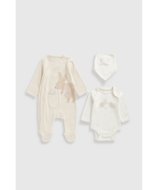 MOTHERCARE pikkade varrukatega särk, beež särk ja nokamütsike, GF294