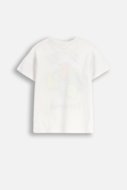 COCCODRILLO short sleeved t-shirt, white, WC6143211VBA-001-116, 116 size