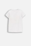 COCCODRILLO lühikeste varrukatega t-särk, valged, WC6143204GGK-001-092, 92 suurus