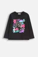 COCCODRILLO t-särk RAVE GIRL KIDS, must, cm