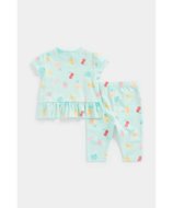 MOTHERCARE lühikeste varrukatega t-särk + retuusid, EC498