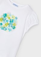 MAYORAL lühikeste varrukatega t-särk + seelik 6E, anise, 3953-32