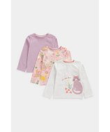 MOTHERCARE pikkade varrukatega t-särk, 3 tk., CA240