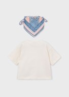 MAYORAL lühikeste varrukatega t-särk, sky bone, 3.009-89, 140 cm