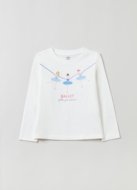 OVS GIRL3-10Y T-SHIRTS L/S 2H 7-8 WHITE 001904559