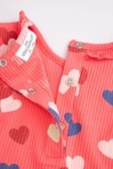 COCCODRILLO t-shirt HEARTS GIRL NEWBORN, roosad, ZC4143102HGN-007-086, 86 cm