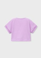 MAYORAL lühikeste varrukatega t-särk, lilac, 3.012-84, cm