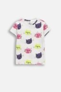 COCCODRILLO lühikeste varrukatega t-särk, valged, WC6143221VGA-001-104, 104 cm