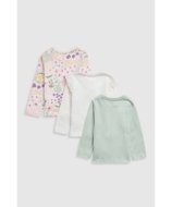 MOTHERCARE marškinėliai ilgomis rankovėmis 3 vnt., JM652 116