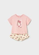 MAYORAL lühikeste varrukatega t-särk +lühikesed püksid, peony, 1.205-49, cm