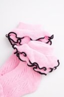 COCCODRILLO socks, pink, WC6382201SOG-007-033, 33/36 size