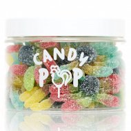 Kummikommid CANDY POP SOUR SOUR Kaheksajalg, 280 g x 18 tk, POP0015