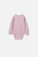 COCCODRILLO pikkade varrukatega bodi SOFT ALPINE GIRL NEWBORN, lilla, ZC3112102SGN-016