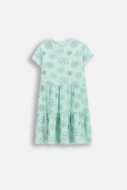 COCCODRILLO lühikeste varrukatega kleit, roheline, suurus