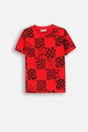 COCCODRILLO short sleeved t-shirt ACADEMY BOY KIDS, punased, ZC4143201ABK-009-092, 92 cm