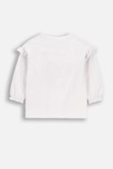 COCCODRILLO pikkade varrukatega t-särk, valged, WC6143102GGK-001-092, 92 suurus