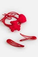 COCCODRILLO juuksekummid ja juukseklambrid, punased, WC6311205PBJ-009-000, 