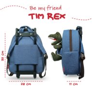 PERLETTI Seljakott eemaldatava pehme dinosaurusega Tim Rex, 13049