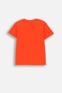 COCCODRILLO t-shirt LICENCE BOY, punased, ZC4143203LBD-009-122, 122 cm