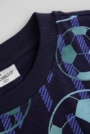 COCCODRILLO t-shirt EVERYDAY BOY A, blue, ZC5143220VBA-015-140, 140 cm