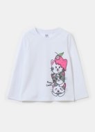 OVS pikkade varrukatega t-särk, valged, 140 cm, 002073861