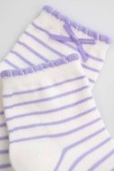 COCCODRILLO socks, purple, WC6382206SOG-016-033, 33/36 size