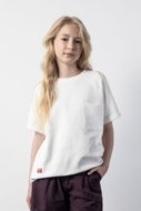 COCCODRILLO t-shirt ACADEMY GIRL JUNIOR, cream, ZC5143203AGJ-003-134, 134 cm