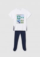 MAYORAL lühikeste varrukatega t-särk ja retuusid 8H, navy, 6749-16