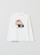 OVS BOY3-10Y T-SHIRT L/S 2H 9-10 WHITE 001348832