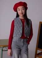 MAYORAL vest, grey, 7.319-10