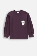 COCCODRILLO long sleeved t-shirt ACADEMY GIRL KIDS, lillad, ZC4143103AGK-016-122, 122 cm