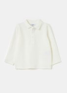 OVS pikkade varrukatega polo särk, valged, , 001974067