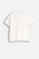 COCCODRILLO t-shirt ACADEMY GIRL JUNIOR, cream, ZC5143203AGJ-003-134, 134 cm