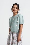 COCCODRILLO kampsun GARDEN ENGLISH JUNIOR, mint, WC4172101GEJ-031