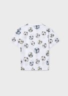 MAYORAL lühikeste varrukatega t-särk, white, 6.038-39, 128  cm