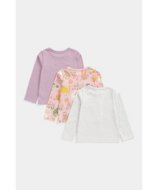 MOTHERCARE pikkade varrukatega t-särk, 3 tk., CA240