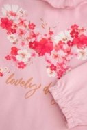 COCCODRILLO pikkade varrukatega särk NOSTALGIC MEADOW GIRL NEWBORN, roosa, WC5143102NGN-033-086, 86 cm