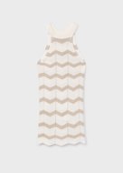 MAYORAL varrukateta kleit, crudo-sand, 6.907-64, 170 cm