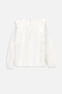 COCCODRILLO pikkade varrukatega pluus BACK TO SCHOOL GIRL, valge, ZC3140102BSG-001
