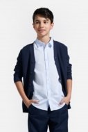 COCCODRILLO pikkade varrukatega särk ELEGANT JUNIOR BOY, sinised, WC4136202EJB-014-