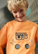 MAYORAL lühikeste varrukatega t-särk, apricot, 6.037-33, 157  cm