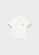 MAYORAL lühikeste varrukatega polo särk 3F, kreemi värv, 1106-70