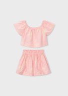 MAYORAL lühikeste varrukatega t-särk + seelik, blossom, 3.947-59, cm